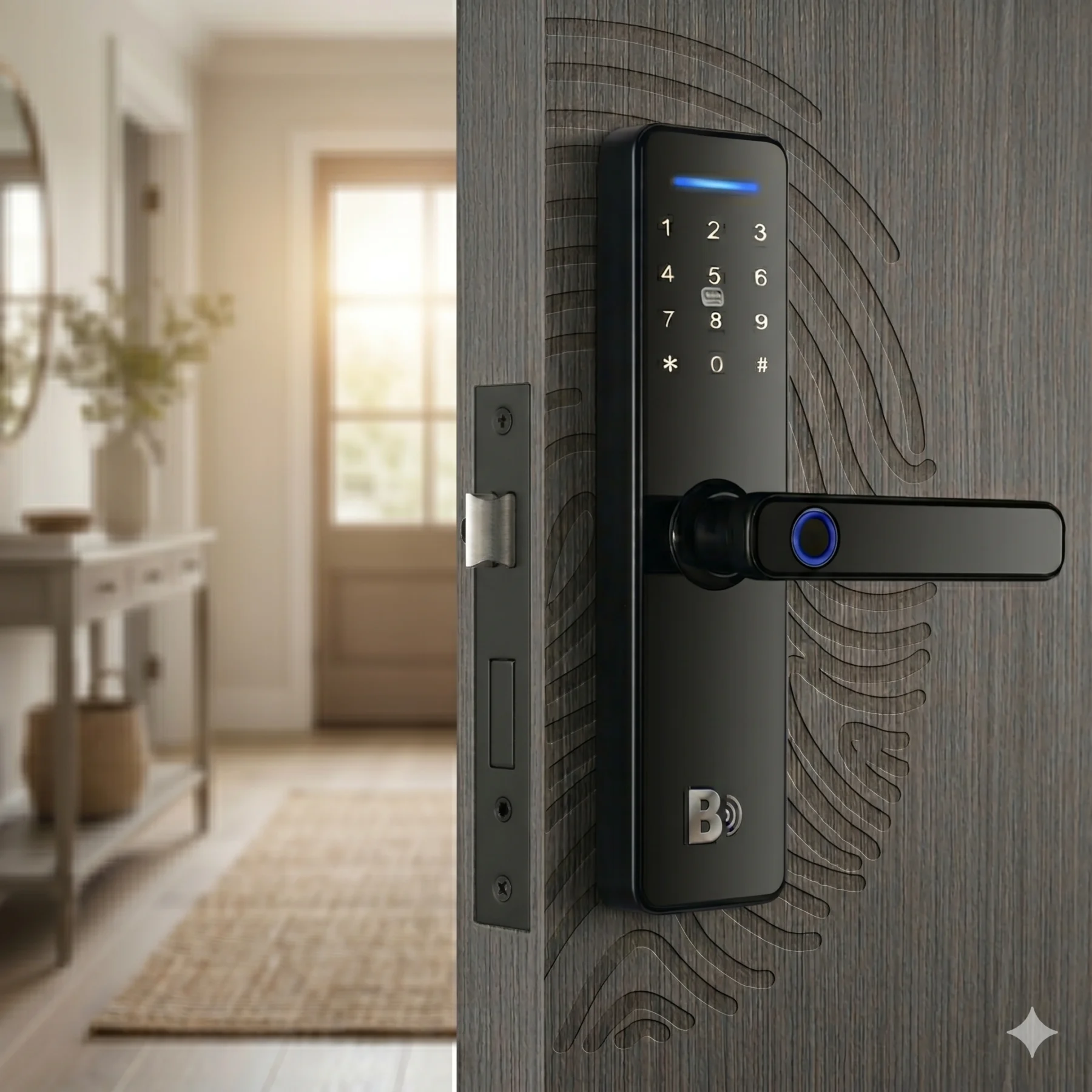 cerradura biometrica wifi tuya