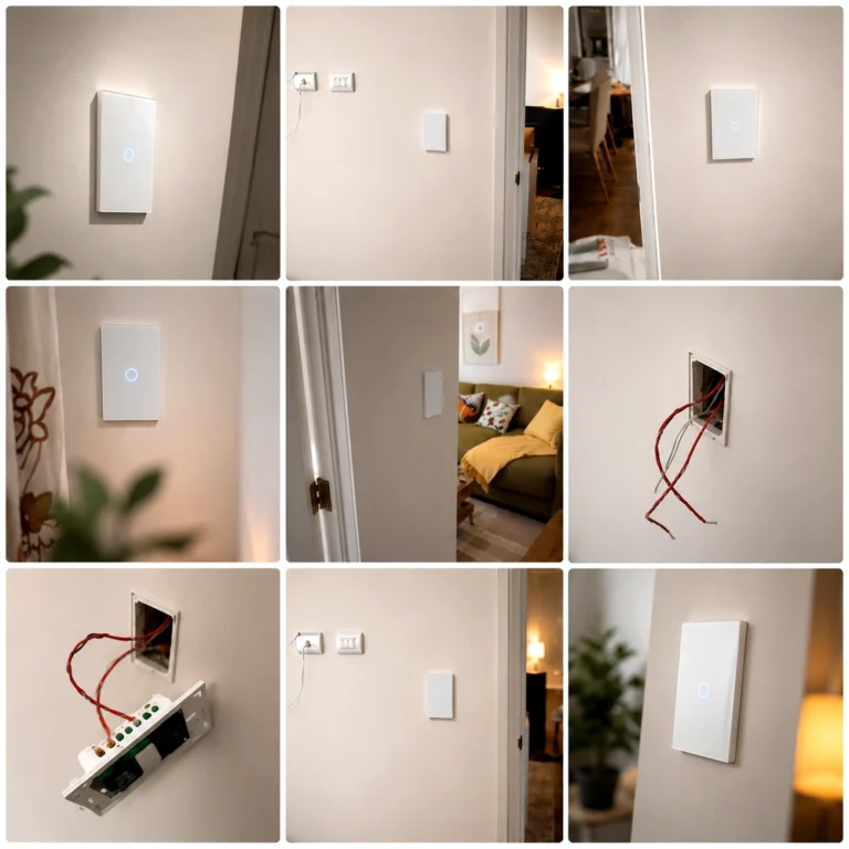 Interruptores inteligentes instalados